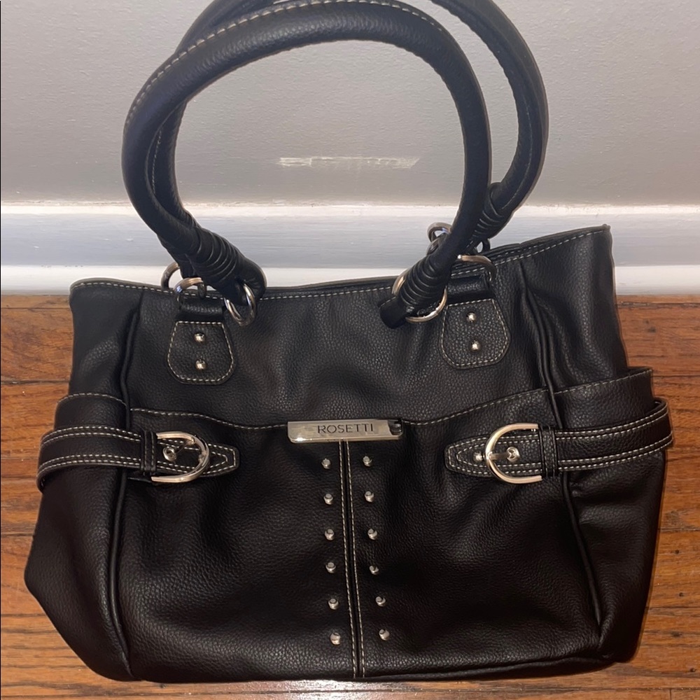 Rosetti Black leather purse